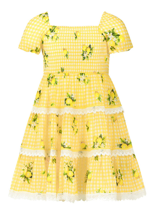 JessaKae Lemon Meringue Girls Dress