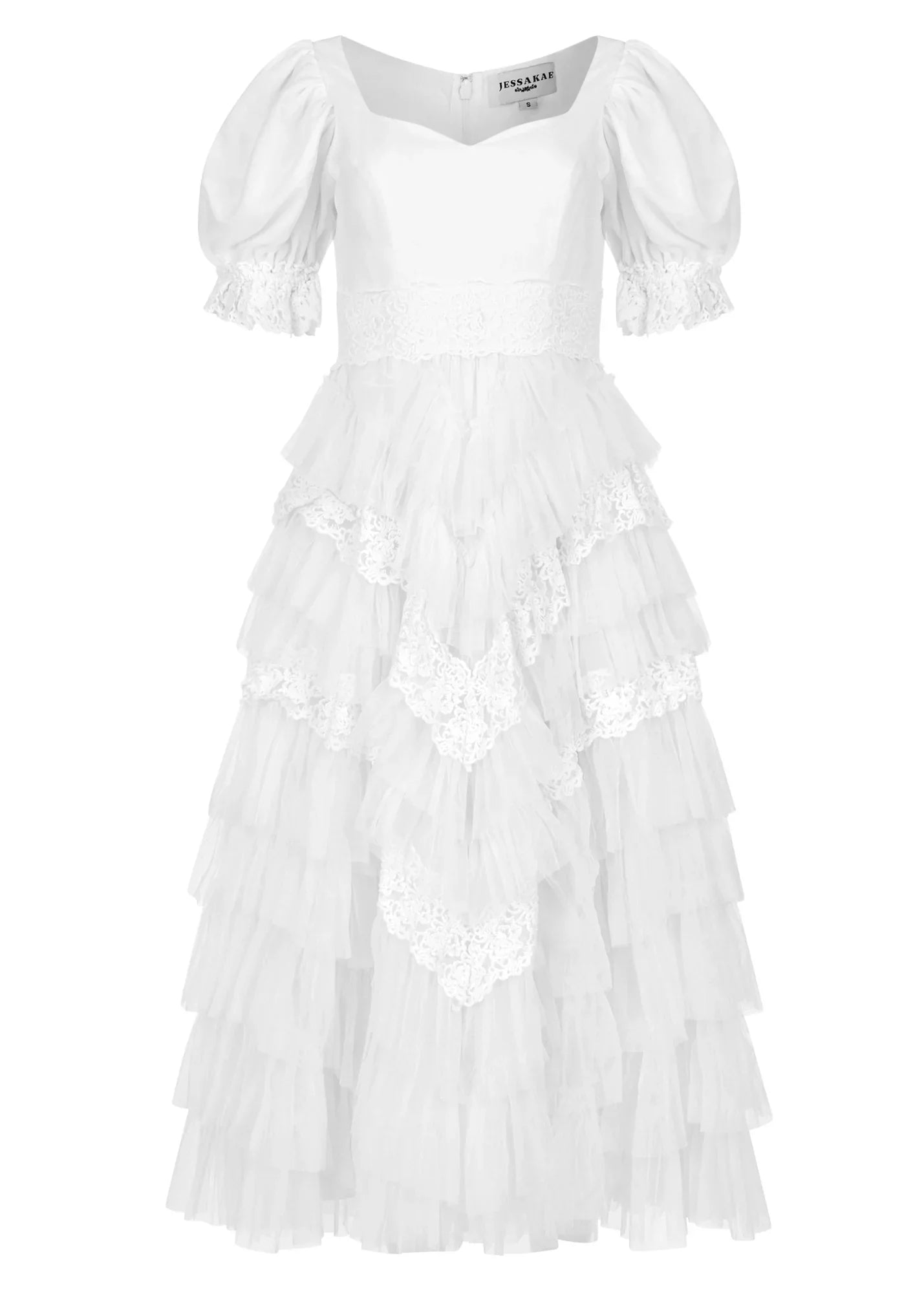 JessaKae Thumbelina Dress - White Lace