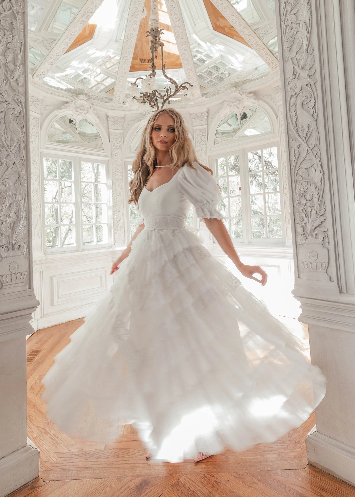 JessaKae Thumbelina Dress - White Lace