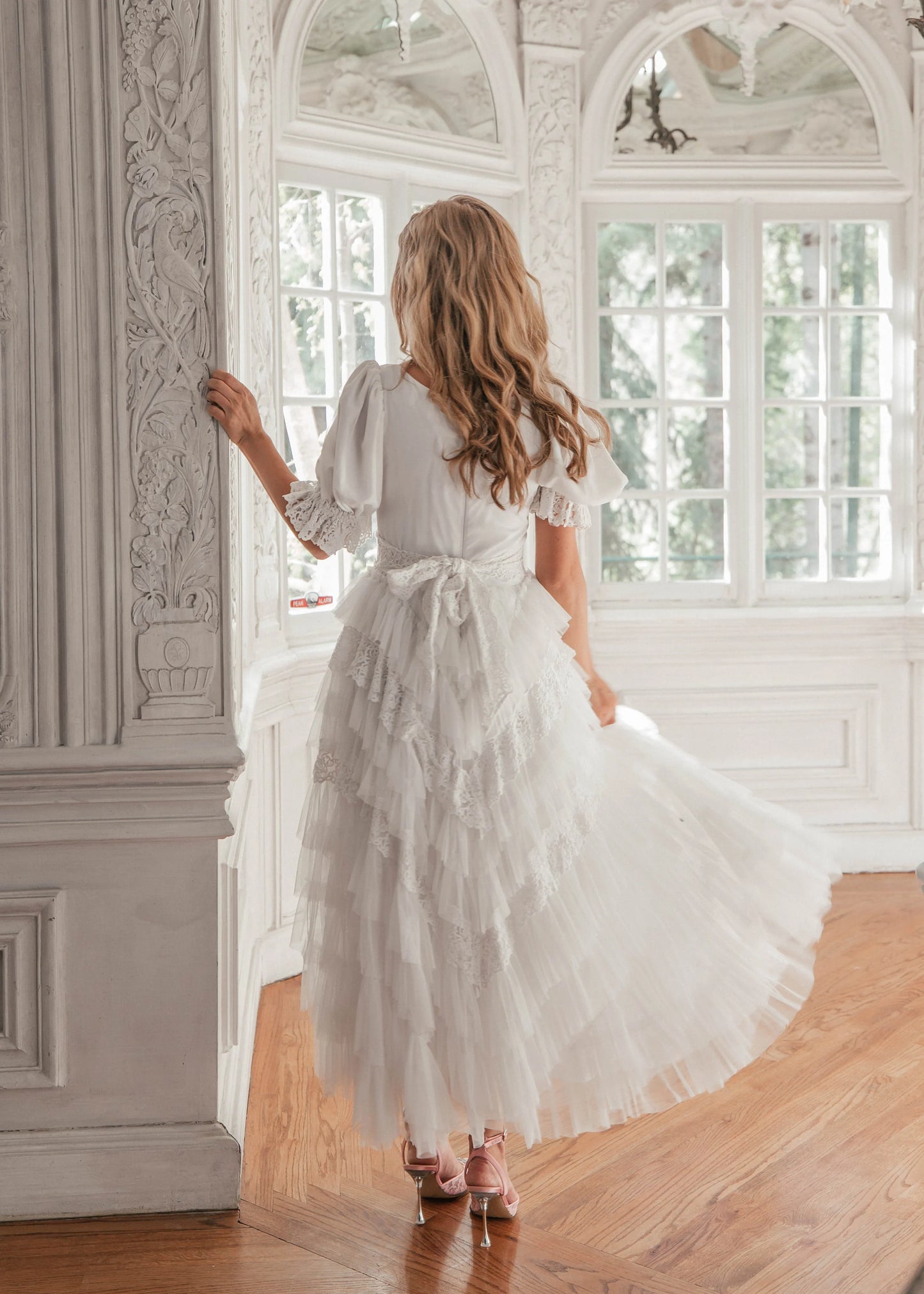 JessaKae Thumbelina Dress - White Lace